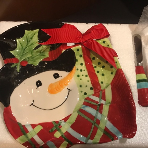 Fitz and Floyd hostess set with spreaders - Picture 1 of 4